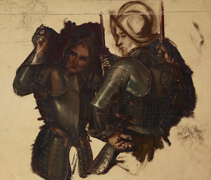 Studio del dipinto Catherine Jagiellon nella prigione di Gripsholm - National Museum Kraków